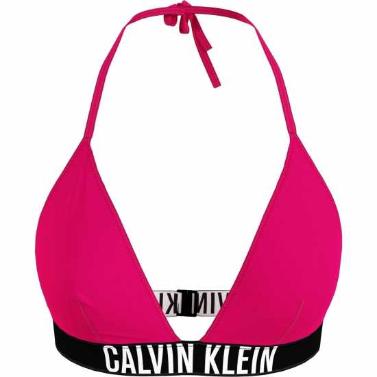 Calvin Klein Triangle Bikini Top Royal Pink Holiday Essentials