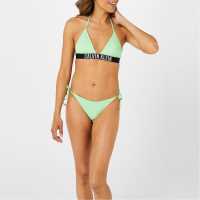 Calvin Klein Triangle Bikini Top Ultra Green Holiday Essentials