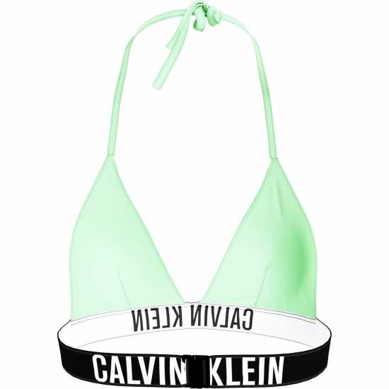 Calvin Klein Triangle Bikini Top Ultra Green Holiday Essentials