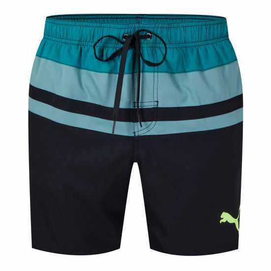 Puma Logo Swim Shorts Черно/Тилово Puma Logo Swim Shorts Черно/Тилово