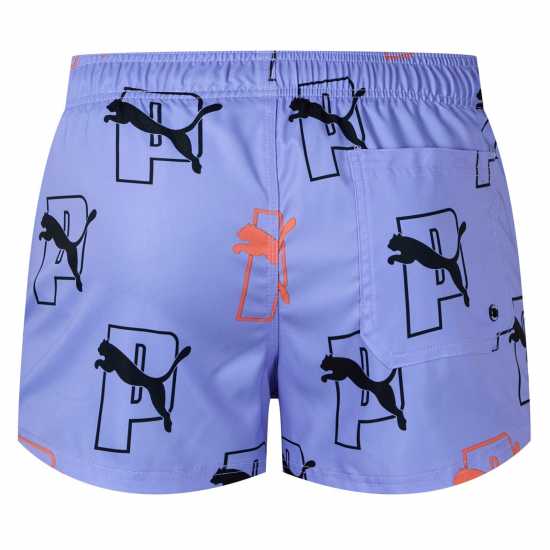 Puma Logo Swim Shorts Електро Комбо 