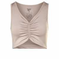 Reebok Дамски Потник Studio Ruched Cropped Tank Top Womens  