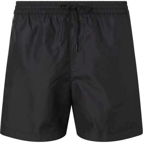 Calvin Klein Мъжки Плувни Шорти Medium Tape Swim Shorts Mens PVH Black Мъжки къси панталони