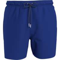 Calvin Klein Мъжки Плувни Шорти Medium Tape Swim Shorts Mens Azure Blue C85 Мъжки къси панталони