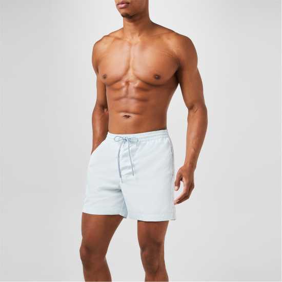 Calvin Klein Мъжки Плувни Шорти Medium Tape Swim Shorts Mens Icestorm PNY Мъжки къси панталони