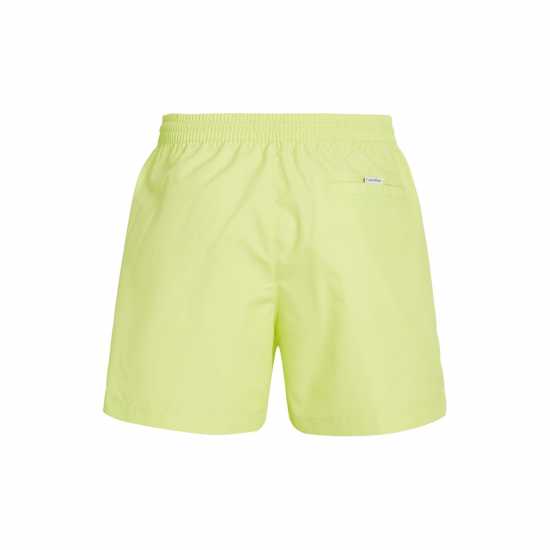 Calvin Klein Мъжки Плувни Шорти Medium Tape Swim Shorts Mens Sunny Lime LLD Мъжки къси панталони