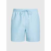 Calvin Klein Мъжки Плувни Шорти Medium Tape Swim Shorts Mens PleasantBlueC0Q Мъжки къси панталони