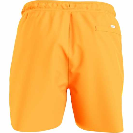 Calvin Klein Мъжки Плувни Шорти Medium Tape Swim Shorts Mens Orange SE8 Мъжки къси панталони