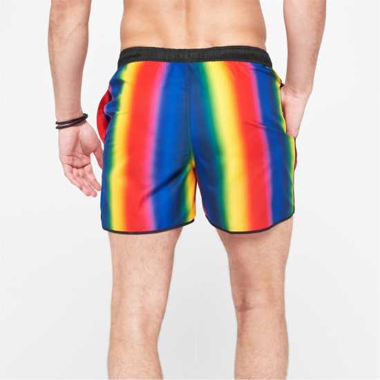 Calvin Klein Мъжки Плувни Шорти Underwear Pride Run Swim Shorts Mens  Мъжки къси панталони