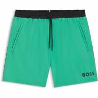 Hugo Boss Boss Men's Starfish Breathable Mesh Swim Shorts Ярко зелено Hugo Boss Boss Men's Starfish Breathable Mesh Swim Shorts Ярко зелено