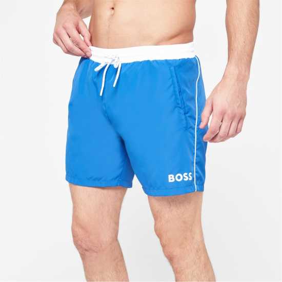 Boss Starfish Swim Shorts Royal Blue 490 Мъжки къси панталони