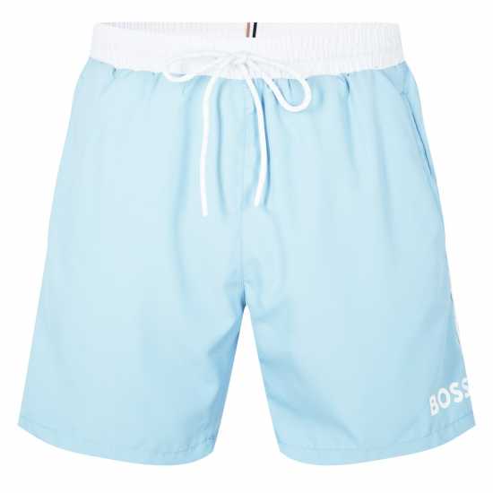 Boss Starfish Swim Shorts Light Blue 459 Мъжки къси панталони