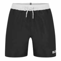 Boss Starfish Swim Shorts Black/Wht 001 Мъжки къси панталони
