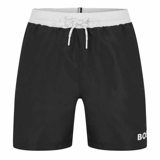 Boss Starfish Swim Shorts Black/Wht 001 Мъжки къси панталони