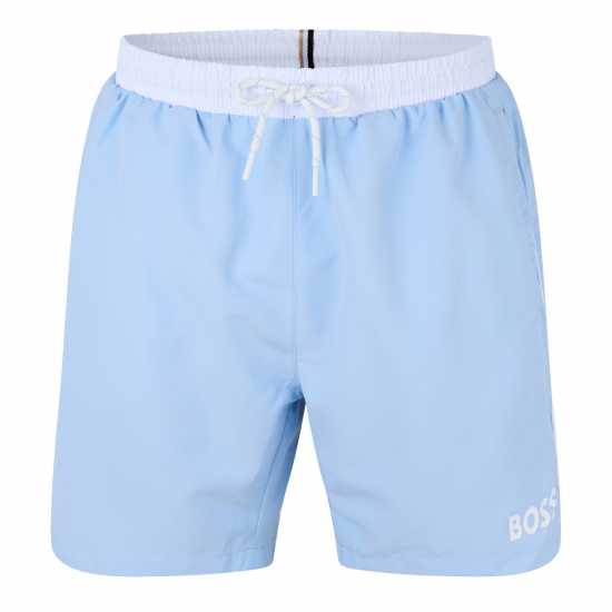 Usc Boss Starfish Swim Shorts Светлосин 451 Мъжки плувни шорти и клинове