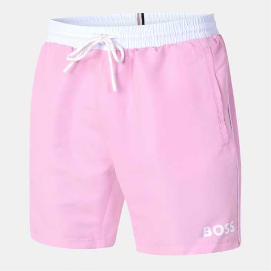 Мъжки плувни шорти и клинове Usc Boss Starfish Swim Shorts Lt Pink 681 Usc Boss Starfish Swim Shorts Lt Pink 681 Мъжки плувни шорти и клинове