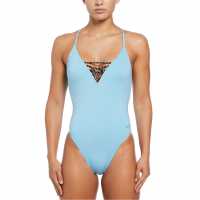 Nike Crsbk One Piece Ld99 Аквариус Син Дамски бански