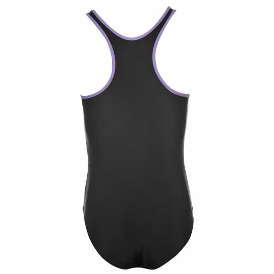 Slazenger Бански Костюм Момиче Lycra® Xtra Life™ Swimsuit Junior Girls Черно Детски бански и бикини