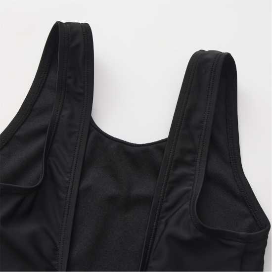 Slazenger Бански Костюм Момиче Lycra® Xtra Life™ Swimsuit Junior Girls Черно Детски бански и бикини