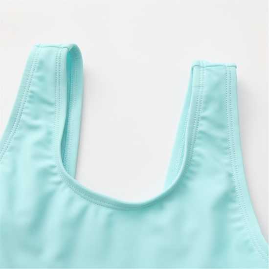 Slazenger Бански Костюм Момиче Lycra® Xtra Life™ Swimsuit Junior Girls Spearmint 