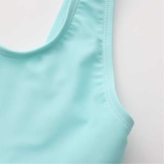 Slazenger Бански Костюм Момиче Lycra® Xtra Life™ Swimsuit Junior Girls Spearmint 
