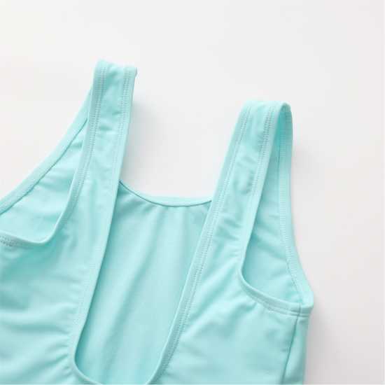 Slazenger Бански Костюм Момиче Lycra® Xtra Life™ Swimsuit Junior Girls Spearmint 