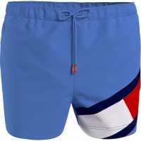Tommy Hilfiger Flag Swimshorts Peri Blue Мъжки къси панталони