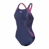 Arena Women's One Piece Swimsuit Navy 