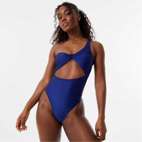 Бикини танкини шорти Jack Wills High Shine Asymmetric Swimsuit Jack Wills High Shine Asymmetric Swimsuit Бикини танкини шорти