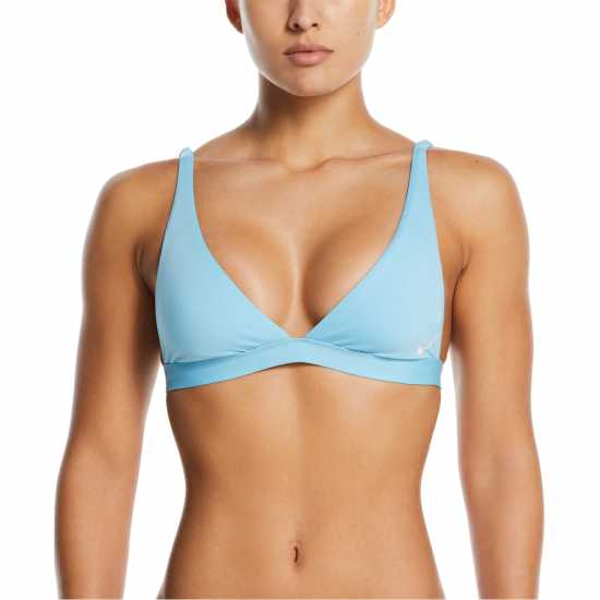 Дамски бански Nike Bikini Bralette Womens Aquarius Blue Nike Bikini Bralette Womens Aquarius Blue Дамски бански