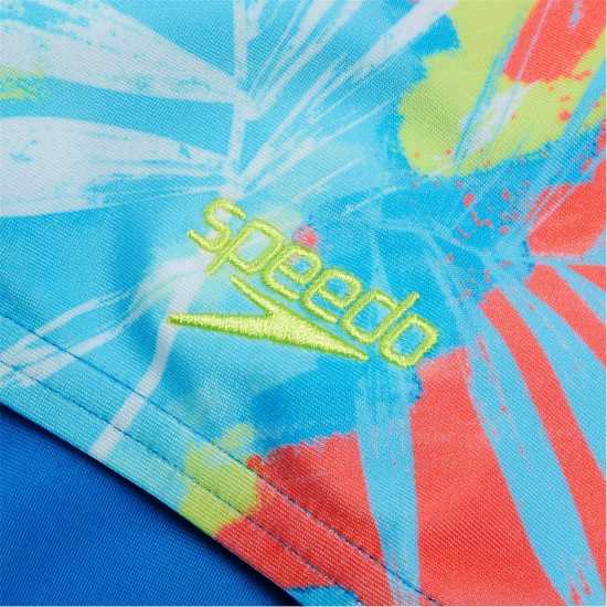 Speedo Digital Allover V-Cut Swim Shorts  