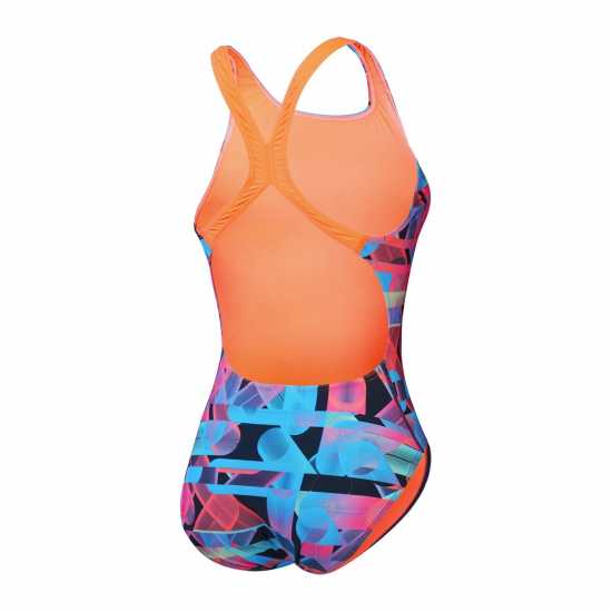 Дамски бански Speedo Digital Powerback Swimsuit Speedo Digital Powerback Swimsuit Дамски бански