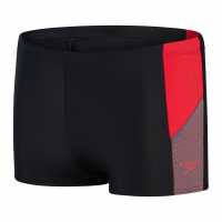 Speedo Dive Split Short Черно/Червено Мъжки къси панталони