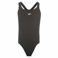 Speedo Girls Endurance Plus Medalist  Swimsuit Black Детски бански и бикини