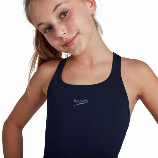 Speedo Essential Endurance+ Medalist Swimsuit Black  Детски бански и бикини