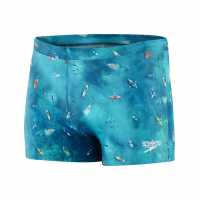 Speedo Мъжки Шорти Escape Aquashorts Mens Синьо/Синьо Мъжки къси панталони