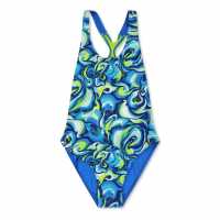 Zoggs Tie Marbling Rowleeback Infants Zoggs Tie Marbling Rowleeback Infants