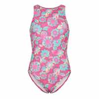 Zoggs Garden Party Hi Front Womens Zoggs Garden Party Hi Front Womens