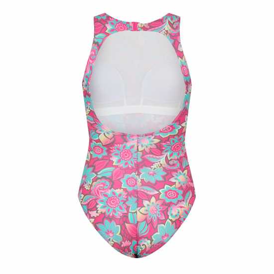 Zoggs Garden Party Hi Front Womens Zoggs Garden Party Hi Front Womens