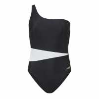 Zoggs Lattice One Shoulder Womens  