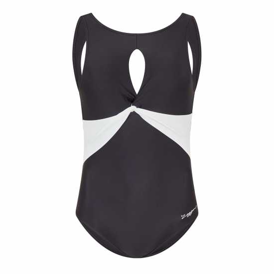 Zoggs Lattice Tie Back Womens Zoggs Lattice Tie Back Womens