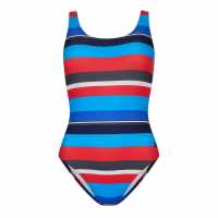 Zoggs Pop Block Scoopback Womens Zoggs Pop Block Scoopback Womens