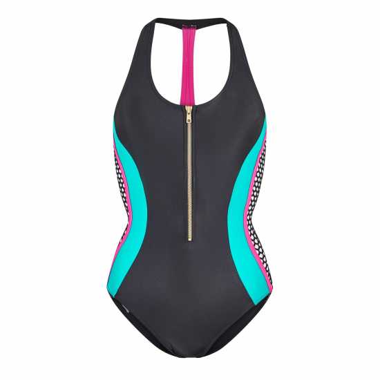 Zoggs Elevation Zip Front Womens  