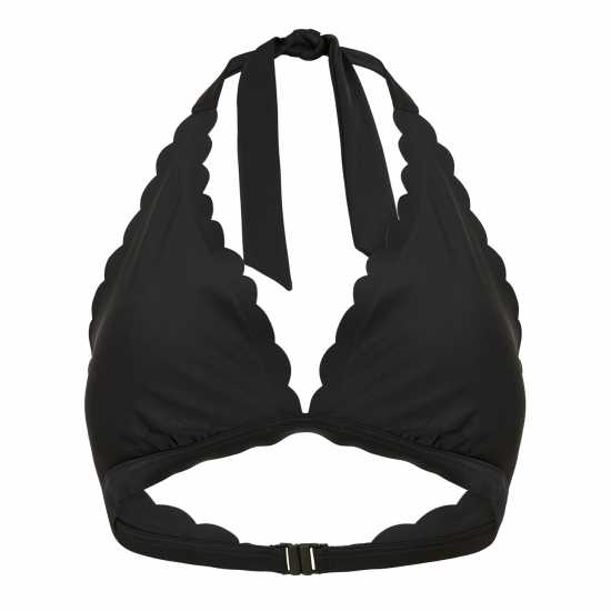 Zoggs Scallop Halter Top Womens Zoggs Scallop Halter Top Womens