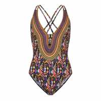 Zoggs Culture Jam Crossback Womens Zoggs Culture Jam Crossback Womens