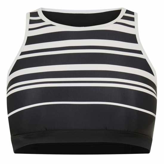 Zoggs Monochrome Crop Top Womens  