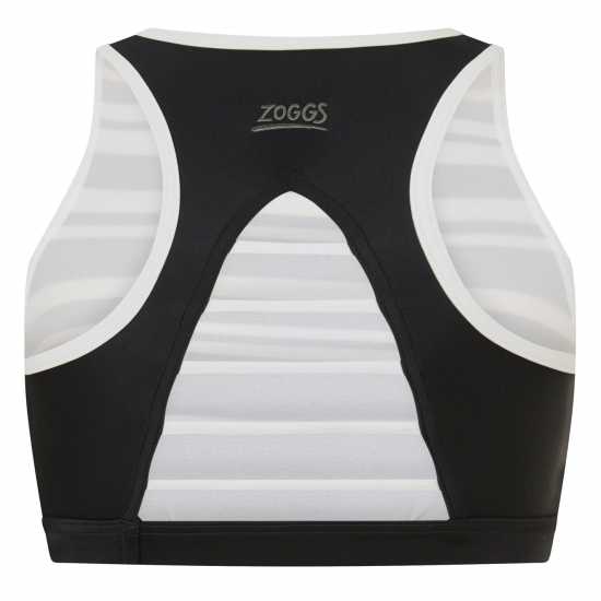 Zoggs Monochrome Crop Top Womens  