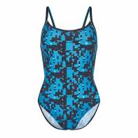 Zoggs Como Piped Sprintback Womens  