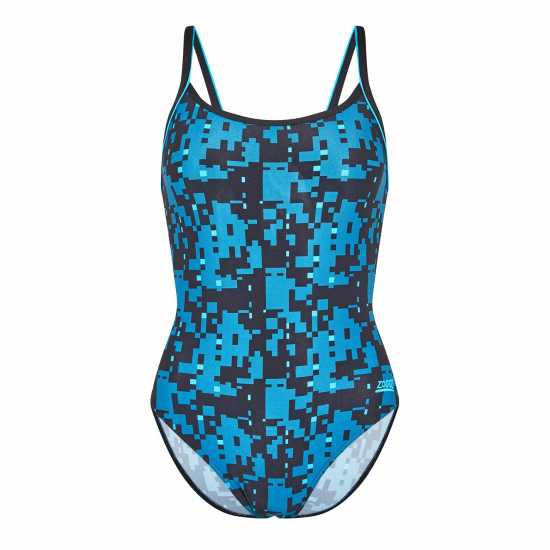 Zoggs Como Piped Sprintback Womens  