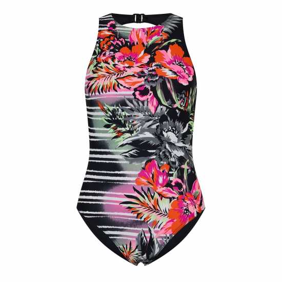 Zoggs Latino Love Hi Front Womens Zoggs Latino Love Hi Front Womens